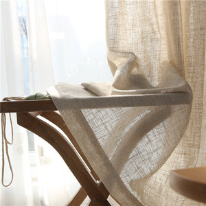 Innermor moderno stile giapponese solido finto lino tende <span class=keywords><strong>da</strong></span> finestra Tulle <span class=keywords><strong>per</strong></span> soggiorno e <span class=keywords><strong>camera</strong></span> <span class=keywords><strong>da</strong></span> <span class=keywords><strong>letto</strong></span> cucina <span class=keywords><strong>mantovane</strong></span> - Product Image 3