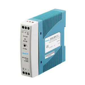 10W mini din rail 220v ac ke 12v 24v dc 10w dinrail dc led model power supply 0.42a