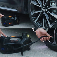 Cric hydraulique pour voiture 12V 5 tonnes, gonfleur de pneus, réparation de garage, ensemble de levage de sol d'urgence, kit de cric électrique puissant pour voiture