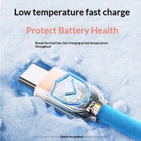 Câble de données à charge rapide en silicone liquide dégradé OEM/ODM 6A épaissi USB Type-C/Micro USB pour appareil mobile V8