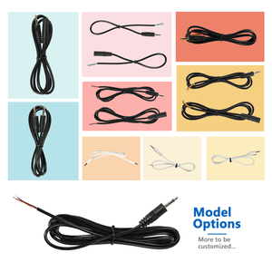<span class=keywords><strong>Cable</strong></span> Conector de Audio Macho de 2 Pines Directo de Fábrica <span class=keywords><strong>para</strong></span> Micrófono y Altavoz de Máquina de Educación Temprana, 200cm, 26AWG - Product Image 4