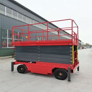 Điện Scissor Lift 4-18M skylift 6M 8M 10m 12M 14m di động nâng giàn giáo điện thủy lực Scissor Lift - Product Image 6