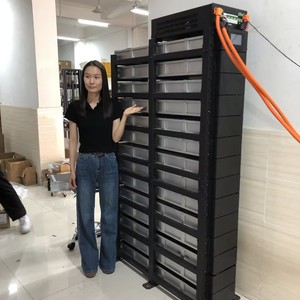 แบตเตอรี่สำรองไฟฟ้าแรงสูงแบบไฮบริดสำหรับระบบกริด ยี่ห้อ BYD LiFePO4 ของ EU ขนาด 20kWh-60kWh แบบ CAN สามารถเชื่อมต่อและจัดเรียงซ้อนกันได้ - Product Image 6