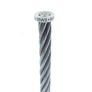 Source Wholesale ungalvanized steel wire rope 6x36 iwrc Online