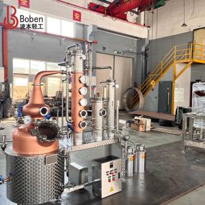 Boben 150L distillateur d'alcool équipement de distillation de cuivre système de distillation à vendre - Product Image 4