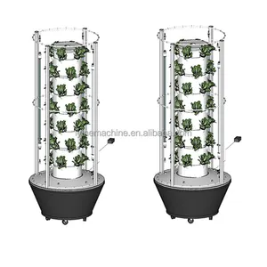 clone machine 42/60 planting holes hydroponic towers farming technology for indoor