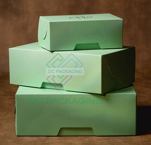 免费设计样品定制迷你蛋糕盒婚礼生日10x10x5 20x20x8 4 6 <span class=keywords><strong>8</strong></span> 10 12 14英寸高蛋糕盒，带窗口标志 - Product Image 2