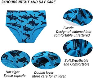 Confezione da 6 Boxer per Bambini, Intimo Maschile alla Moda in Cotone Traspirante - Product Image 4