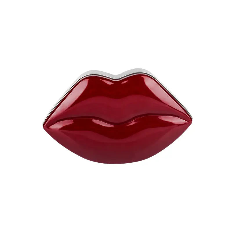 Cổ Phiếu Dark Red Luxury Kiss Valentine Hộp Tin Đóng Gói Trang Điểm Rose Bracelet Vòng Cổ Nhẫn Trang Sức Kẹo Sô Cô La Cookie Box