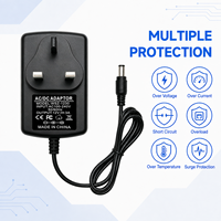 Alimentation électrique murale à commutation personnalisée avec plusieurs connecteurs DC 12V 3A 36W pour routeur sans fil et appareil réseau