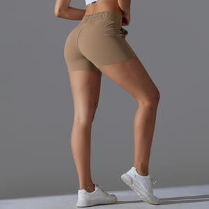 RUIQUWIN Pantalones Cortos de Yoga de Alta Calidad para Mujer Pantalones Cortos Atléticos Transpirables Personalizados Pantalones Elásticos para Correr - Product Image 3