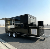 Remorque et camion de restauration mobiles Aobote avec cuisine complète, design personnalisable, nettoyage facile, garantie 1 an, certifié DOT/CE