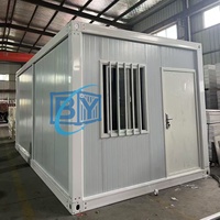 Bureaux mobiles en conteneurs de 20 pieds et 40 pieds, maisons préfabriquées modulaires amovibles portables