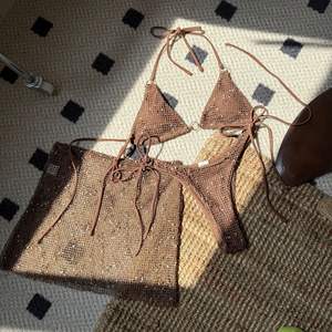 Viviblook Z319ST04 New Women Summer Swimsuit Set Sexy Strap Swimsuit Bikini Mesh Three Piece Swimsuit Set Vacation Beachwear - Product Image 4