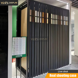 ชั้นวางโชว์ประตูไม้แบบขอบเรียบ รุ่น YEKS Heavy Duty พร้อมระบบดึงออกได้และหมุนได้ 360 องศา °   ระบบหมุนเวียนสำหรับจัดแสดงนิทรรศการในโชว์รูม - Product Image 4