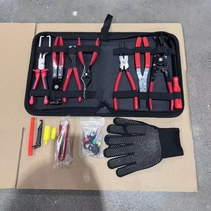 Automotive Pliers 8 <b>Pc</b> Set Soft Case <b>Storage</b> Hand Tools <b>For</b> Auto Repair Cold Rolled Steel - Product Image 2