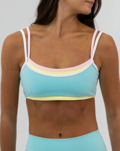 Sujetador Deportivo de Yoga y Running con Tirantes Ajustables Reciclados, Compresión Media-Alta, Doble Capa, Diseño de Parches, Ecológico - Product Image 3