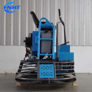 Machine de finition du béton à conduite manuelle pour chantiers de construction, truelle motorisée de 37 CV pour le nivellement et le lissage des sols en ciment, 3000-4000/m²/jour - Product Image 1