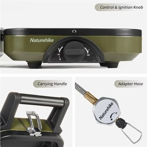 Estufa de <span class=keywords><strong>Gas</strong></span> para Exteriores de Doble Quemador, Encendido Manual, Cocina de Doble Fuego, Horno de <span class=keywords><strong>Gas</strong></span> Plegable, Estufa de <span class=keywords><strong>Gas</strong></span> <span class=keywords><strong>Dos</strong></span> en Uno, Estufa Portátil - Product Image 3