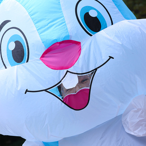 Easter Bunny Inflatable Costume <strong>Halloween</strong> Clothes Adult Men <strong>Women's</strong> Festival Line-up Performance <strong>Clothing</strong> with Inflatable Box - Product Image 5