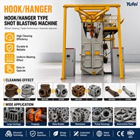 Fabrika Çıkışlı Q37 Askı Tipi Kumlama Makinesi Çelik Döküm Eşyaları Kireç Sökme Sa2.5 Motor Şanzıman Motor 2 Yıl Garantili