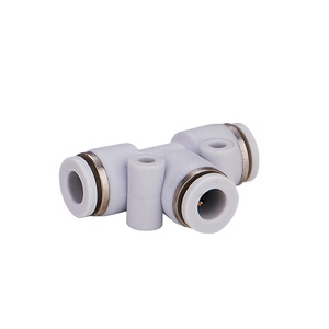 Raccordi per Tubi Pneumatici Serie PE e PUT, Connettore a <span class=keywords><strong>T</strong></span> a 3 Vie in Plastica per Tubi PE - Product Image 5