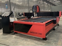 Machine de découpe de plaque métallique à double usage, Offre Spéciale CNC Table de lit d'eau 1530 Plasma flamme Air gaz oxygène Oxy-carburant