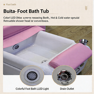 Modern Design Electric Portable Foot Massage Sofa Chair for Beauty Salon <b>Nail</b> Spa Durable Eyelash <b>Extension</b> Furniture Use - Product Image 5