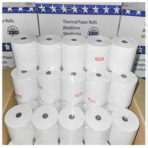 Vente en gros Papier thermique durable de 80 mm de fournisseurs de confiance Papiers d'impression thermique de voile de 50 mm de diamètre Global - Product Image 6