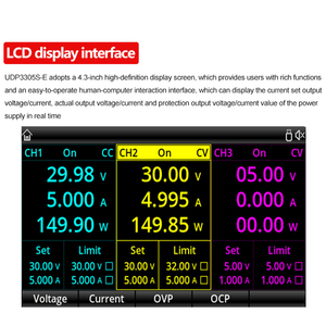 Alimentation électrique programmable et réglable UNI-T UDP3305S-E 30V/5A L51 - Product Image 5