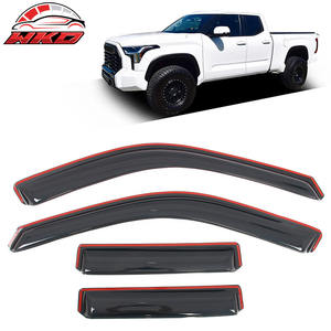 Viseras Acrílicas para Ventanas de Toyota Tundra 22-25 Doble Cabina, Deflectores Integrados - Product Image 1