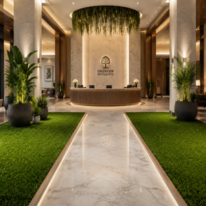 Césped Artificial Sintético de Primera Calidad de 30 mm en Forma de M para Decoración de Hoteles, Hogares, Jardines y Locales Comerciales, Césped para Paisajismo - Product Image 5