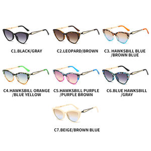 Nouvelle arrivée Vintage petites lunettes de soleil carrées PC + cadre en métal mode hommes lunettes de soleil de créateur femmes lunettes de soleil classiques XY3260 - Product Image 6