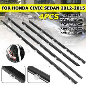 ขอบยางซีลขอบกระจกรถยนต์สำหรับ Honda Civic Sedan ปี 2012 2013 2014 2015 - Product Image 1