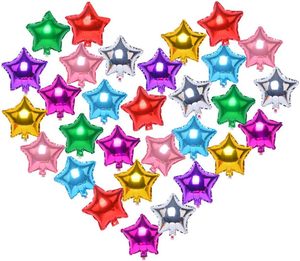 <b>Top</b> Selling Single 5 10 18-Inch Solid Color Star Helium Mylar Foil Balloon Halloween Christmas Valentine's Day Easter Parties - Product Image 1