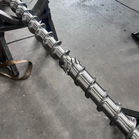 Vis et cylindre bimétalliques de haute qualité pour l'extrusion/le recyclage des matériaux plastiques usagés