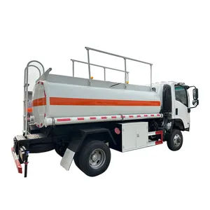 Petit camion-citerne d'huile en alliage d'aluminium de 5000 litres 4x2 véhicule de transport de carburant liquide inflammable