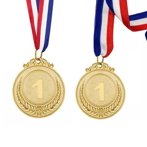 بيع بالجملة جوائز فارغة متعددة المعادن الفن الرياضة شعار مخصص ميداليات رياضية مع مربع - Product Image 4