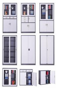 ISO 9001/ 14001 chứng nhận kim Loại hiển thị Tủ hồ sơ với 2 Swing cửa kính KD thiết kế nội thất văn phòng thép - Product Image 5