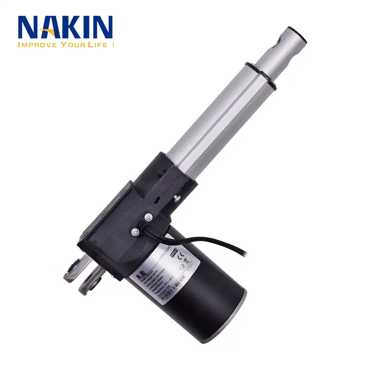 mini micro 12v 24v dc motor telescopic linear electric actuator 4 inch 200lbs low current rating dc motor for robotics usage