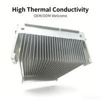 Dissipateur thermique en aluminium extrudé de précision personnalisé pour diode laser haute puissance et radiateur de communication optique