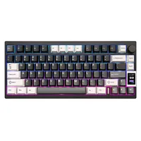 Clavier mécanique en aluminium YUNZII AL80 QMK VIA avec écran LCD, éclairage RVB, remplaçable à chaud et USB-C pour Mac/Windows