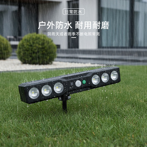 Lampe murale solaire Ly Solar à 6 LED, étanche, pour extérieur, jardin, clôture, éclairage décoratif pour cour, lampe murale d'ambiance - Product Image 4