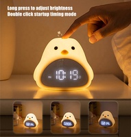 MEILLEUR mignon numérique temps oiseau tactile lumière réveil LED affichage veilleuse réveil pour chambre