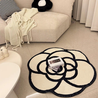 Tapis et moquette de salon modernes, doux et moelleux, en fausse fourrure de cachemire, antidérapants, écologiques, fabriqués à la machine, de forme personnalisée, abstraits et luxueux