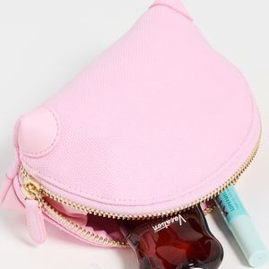 Custom Baby for Neoprene Reinforced <b>Corners</b> Zip Closure Large Portable Premium Makeup Bag Shell Shape Pouch for Women Curved - Product Image 3