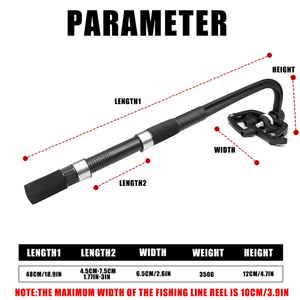 <span class=keywords><strong>Enrouleur</strong></span> de ligne de pêche réglable avec pince de table, machine à enrouler et récupérer le <span class=keywords><strong>fil</strong></span> pour moulinets de pêche - Product Image 5