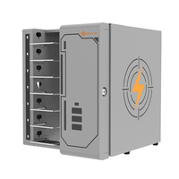 Gabinete de Carga para Múltiples Dispositivos, 7 Compartimentos, 315W, PD3.0, QC3.0, PPS, USB Tipo-C, para Tablets, Laptops, Oficina