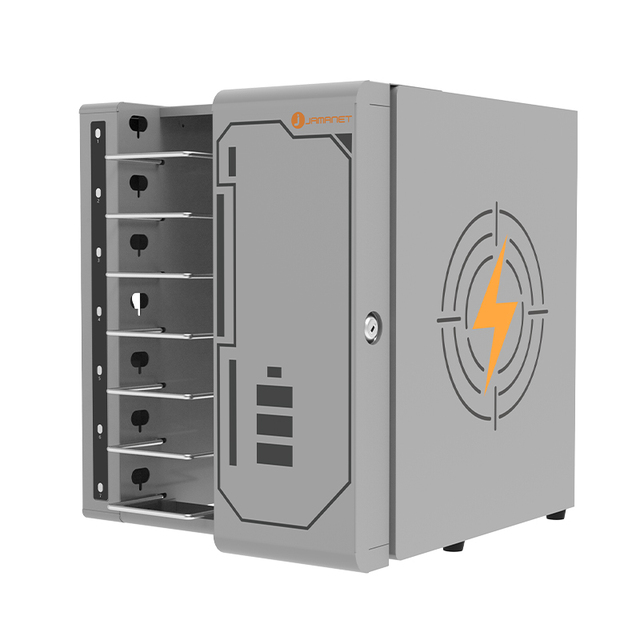 Multi Device Charger Cabinet 7 Bay 315W PD3.0 QC3.0 PPS USB Type-C Charging Cabinet for Tablets Laptops Office