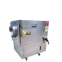 Automatische fruit- en groentereinigings- en schilmachine met motor, multifunctionele aardappel-, gember- en cassave-schrobber